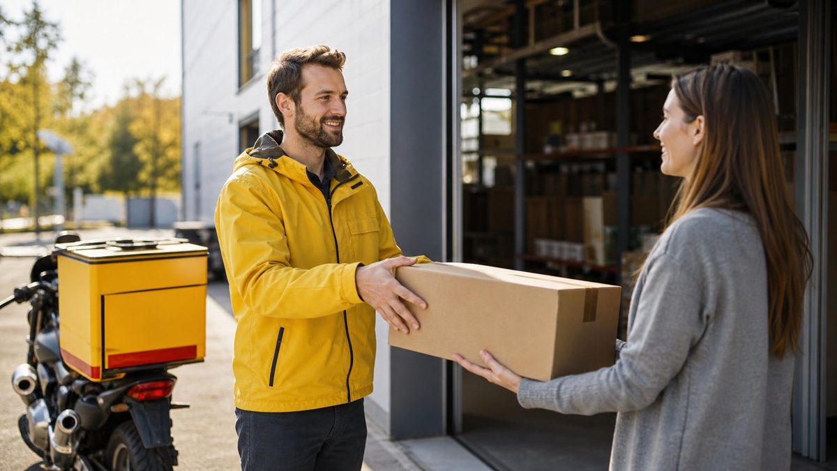 Small deliveries, door to door